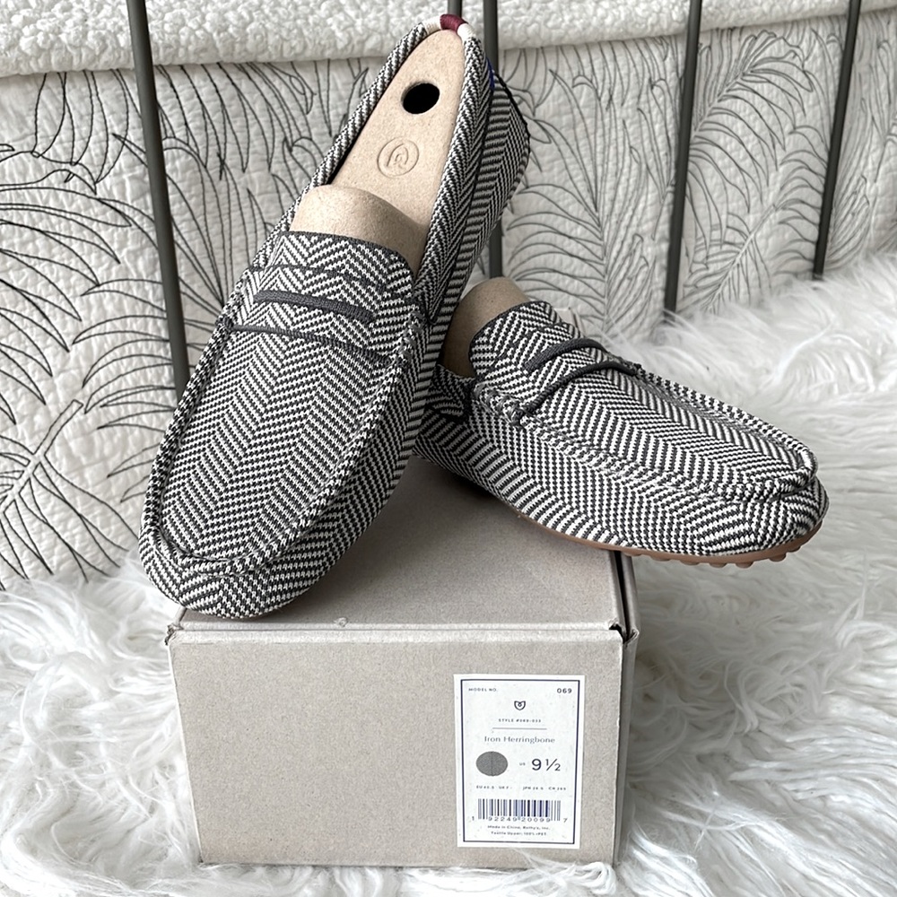 Rothy’s Women’s Drivers, Size 9.5, Iron Herringbone